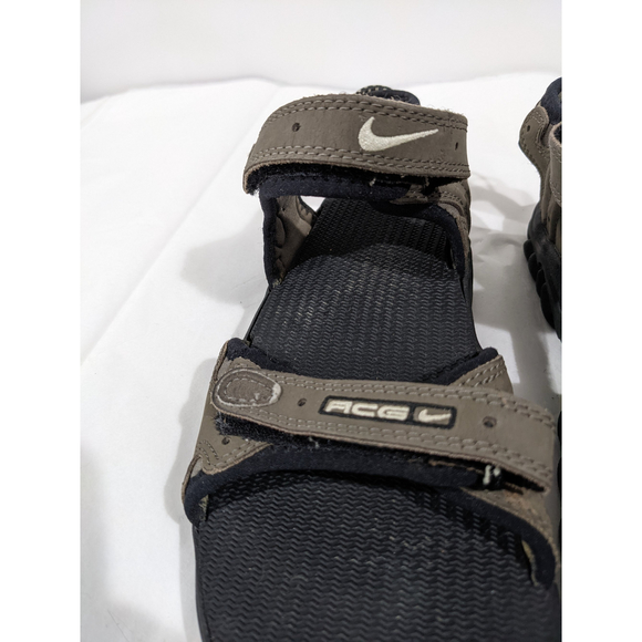 Vintage Nike ACG Y2K Brown Men's Sandals Size 7 - Picture 6 of 9